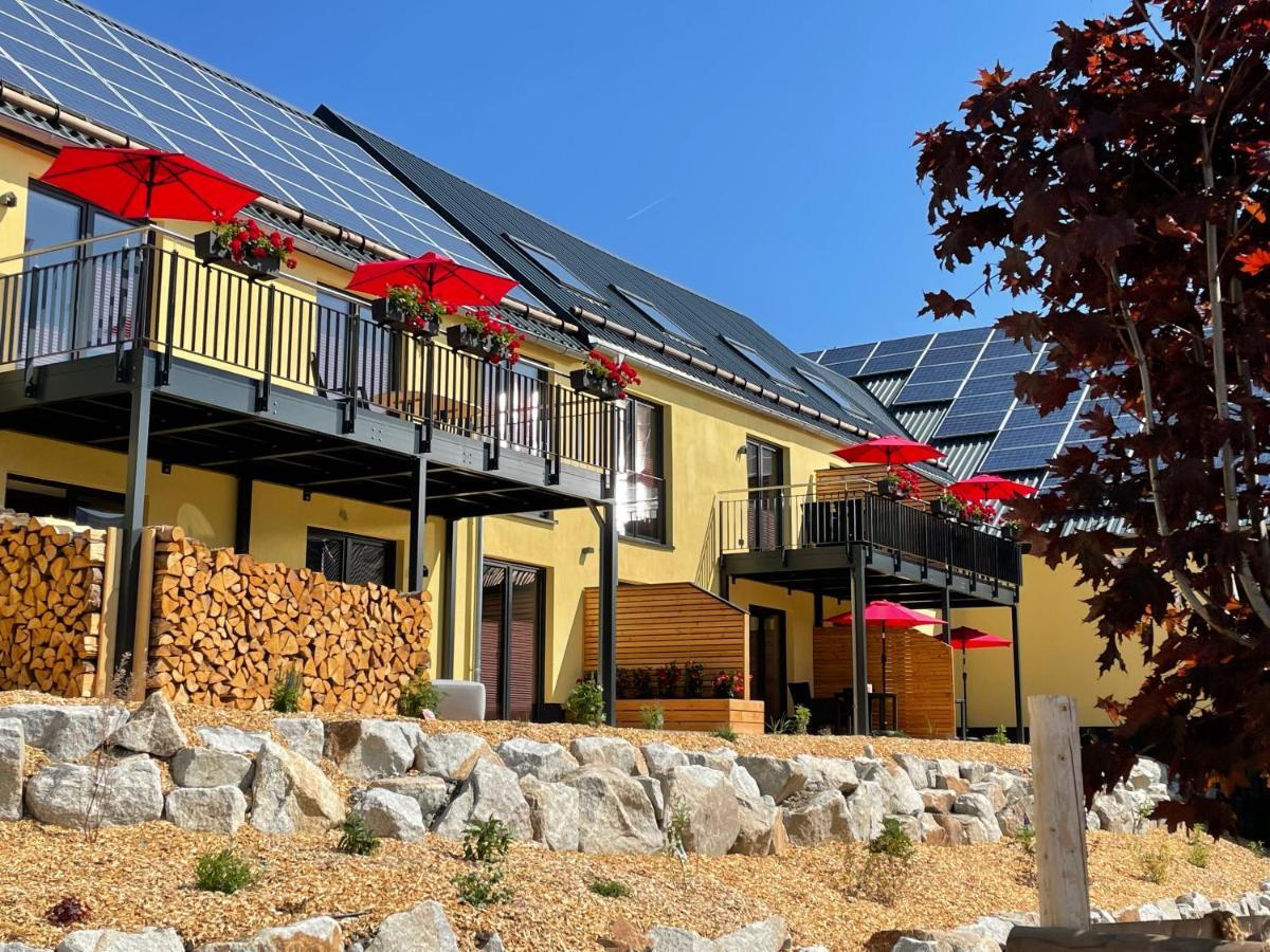 Chalet-Ferienwohnung Giebeltraum, 115 Qm, Wellness/Fitness/Sauna - Bergroedelhof Feilitzsch Esterno foto