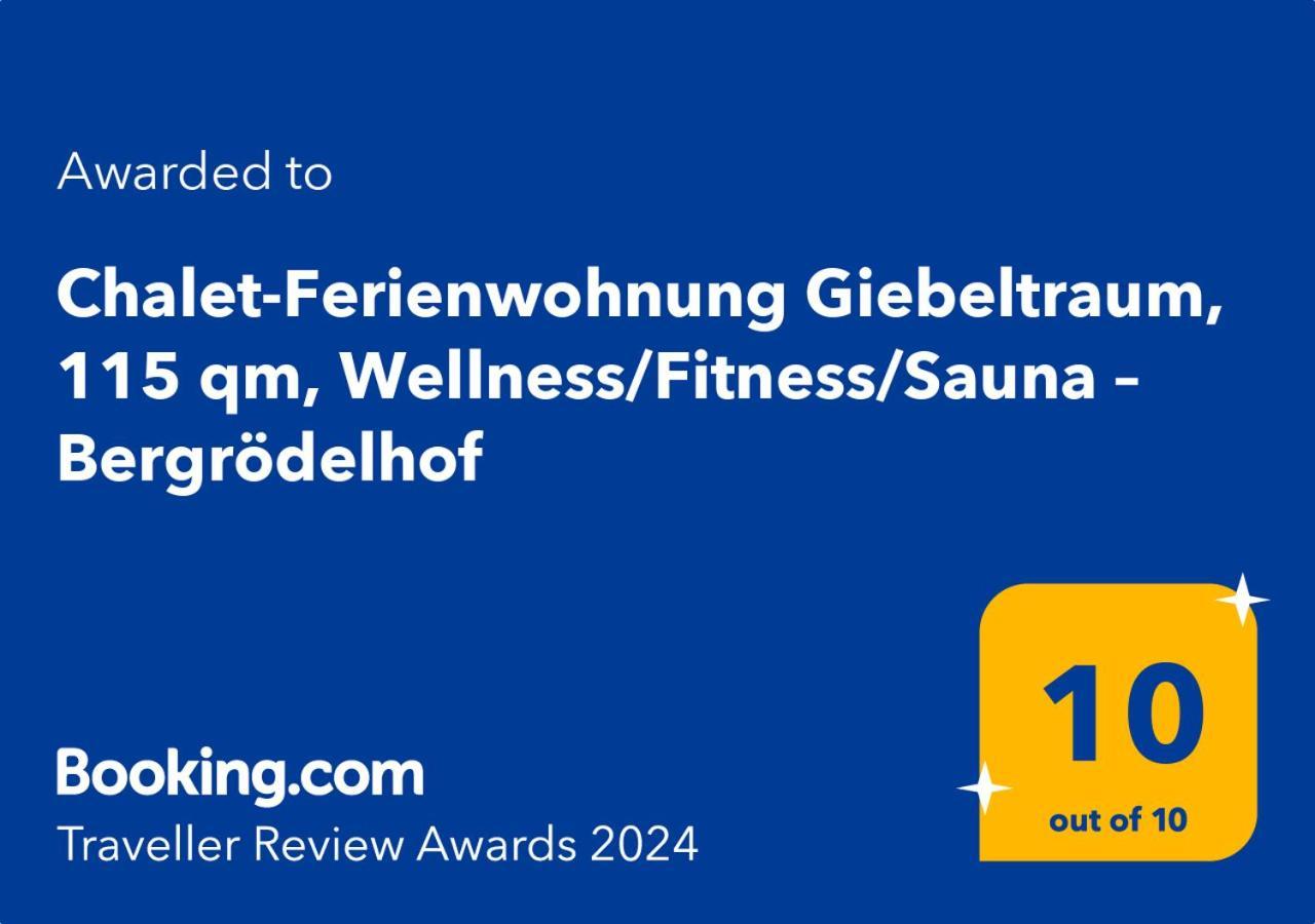Chalet-Ferienwohnung Giebeltraum, 115 Qm, Wellness/Fitness/Sauna - Bergroedelhof Feilitzsch Esterno foto