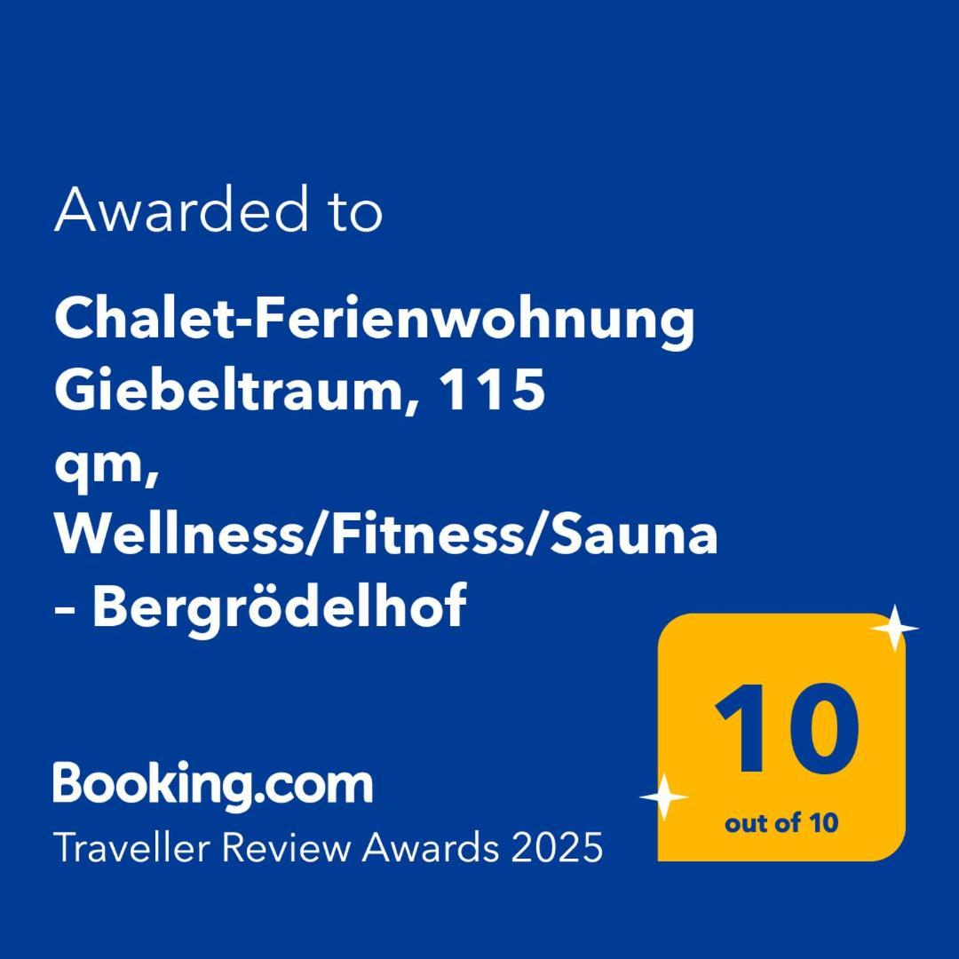 Chalet-Ferienwohnung Giebeltraum, 115 Qm, Wellness/Fitness/Sauna - Bergroedelhof Feilitzsch Esterno foto